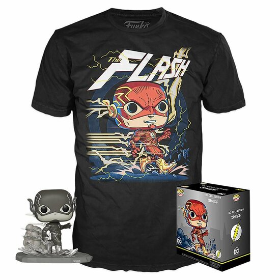 DC COMICS - POP! &amp; Tee Set - Flash - M