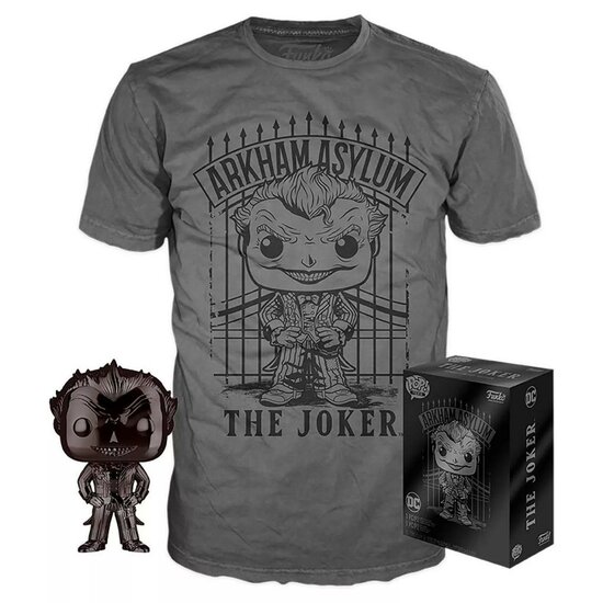 DC COMICS - POP! &amp; Tee Set - The Joker EXCLU - M