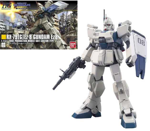 GUNDAM - Model Kit - HG 1/144 - Gundam EZ8 - 13CM