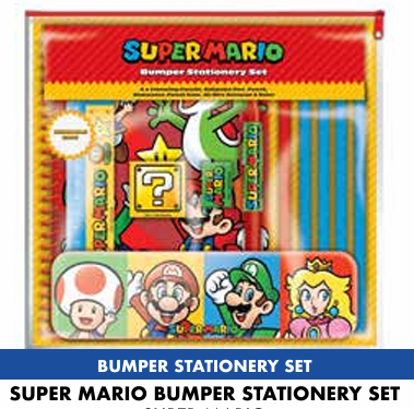 SUPER MARIO - Bumper Stationary Set