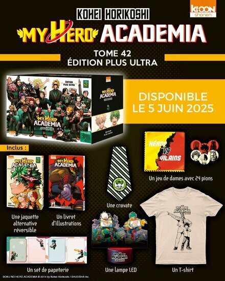 MY HERO ACADEMIA - Tome 42 - PLUS ULTRA COLLECTOR
