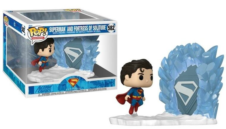 SUPERMAN (2025) - POP Moment N? 582 - Superman &amp; Fortress of Solitude