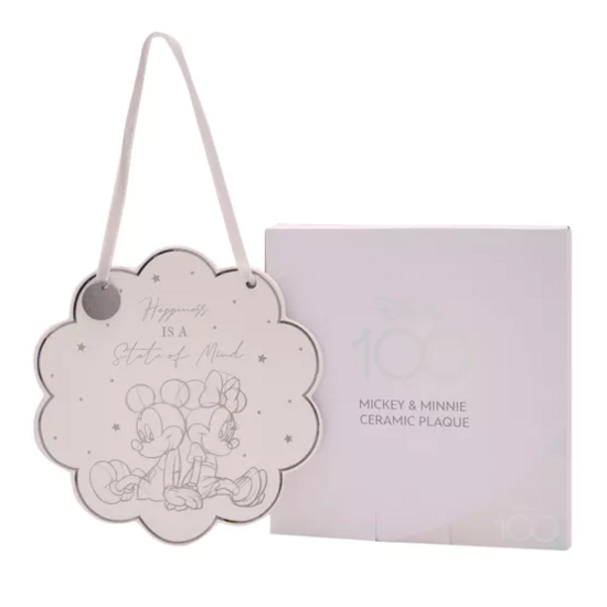 MICKEY &amp; MINNIE  - Ceramic Decorative Plaque