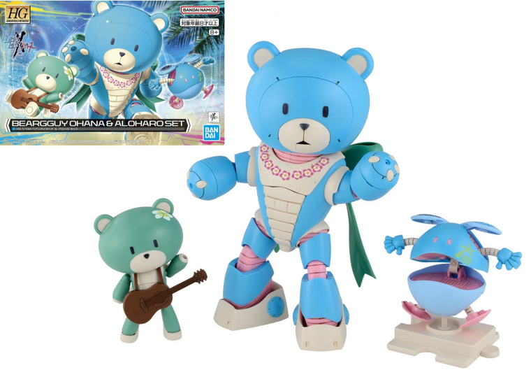 GUNDAM - HG 1/144 Beargguy Ohana &amp; Aloharo Set - Model Kit
