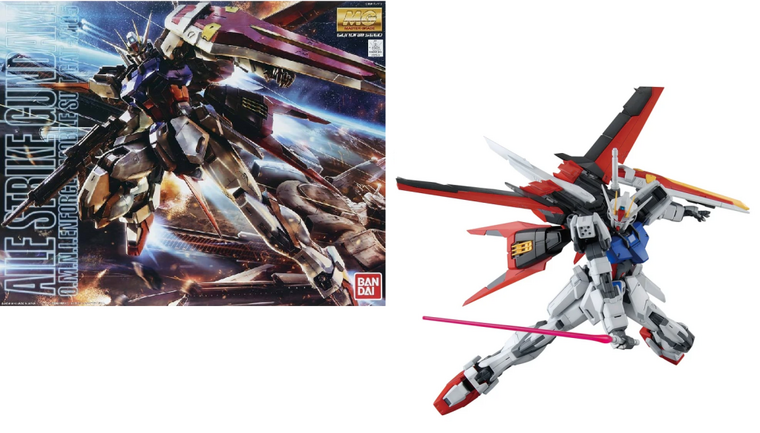 GUNDAM - Model Kit - MG 1/100 - Aile Strike Gundam - 18 CM