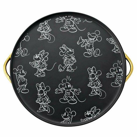 MICKEY &amp; MINNIE - Shapes - Black&amp;White - Tray with Handles