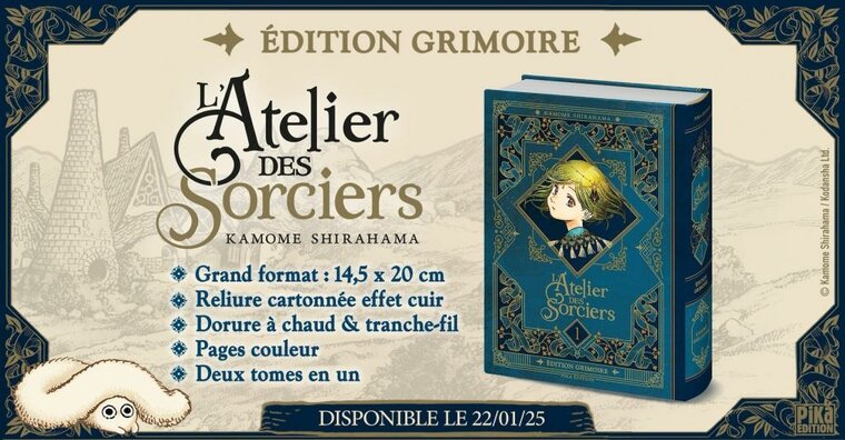 L&#039;ATELIER DES SORCIERS - Tome 1 - EDITION GRIMOIRE