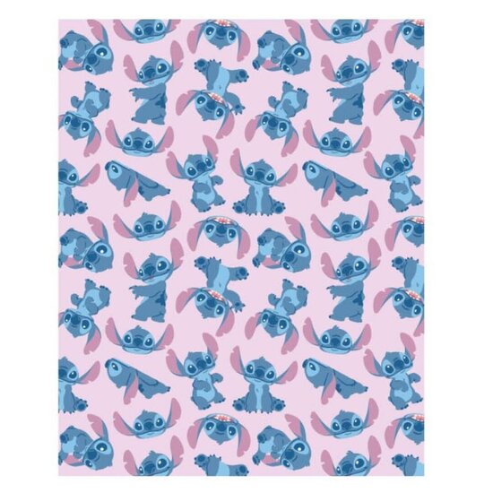 LILO &amp; STITCH - Flanel Blanket 180x200cm - Stitch