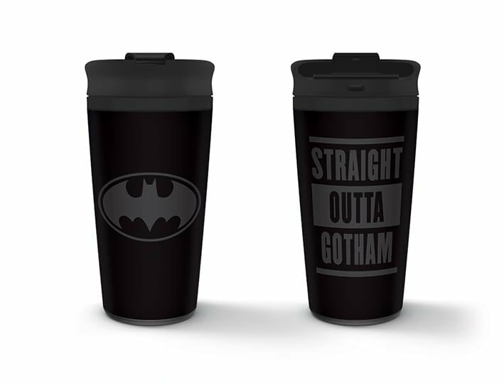 BATMAN - Metal Travel Mug 450 ml - Straight Outta Gotham
