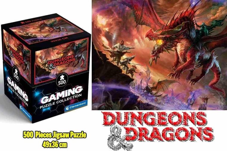 DUNGEONS &amp; DRAGONS - Kansaldi on Red Dragon - Cube Puzzle 500P