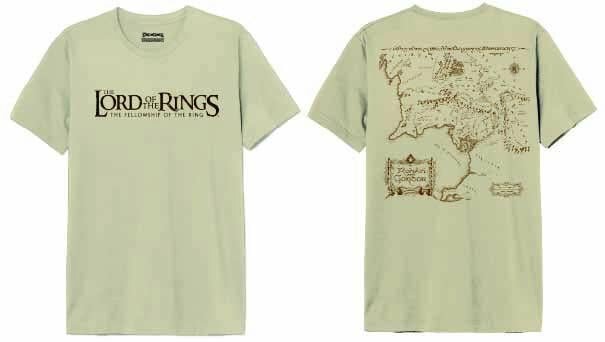 LORD OF THE RINGS - Gondor Map - T-Shirt Men (S)