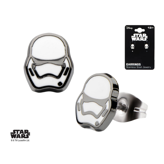 STAR WARS - Stormtrooper Ep.7 Enamel Stud Earring