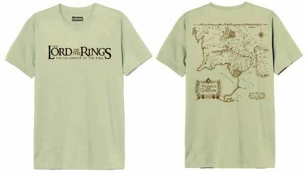 LORD OF THE RINGS - Gondor Map - T-Shirt Men (L)