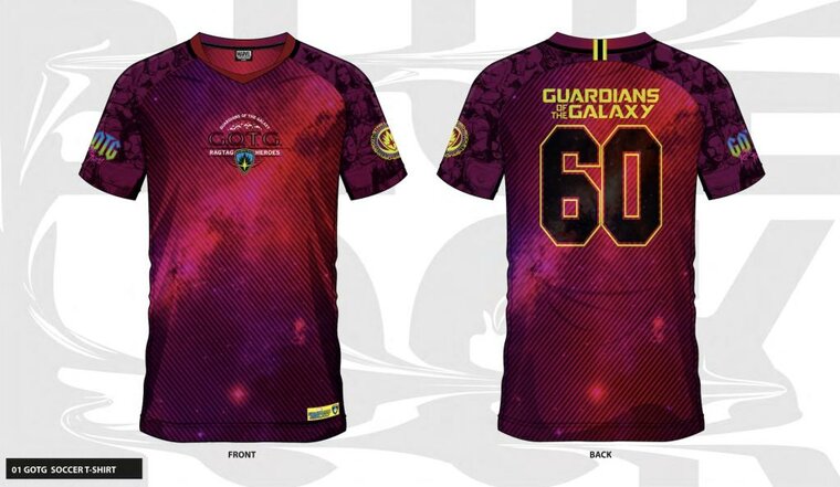 MARVEL - Guardians of the galaxy 60 - Soccer Jersey Men (S)