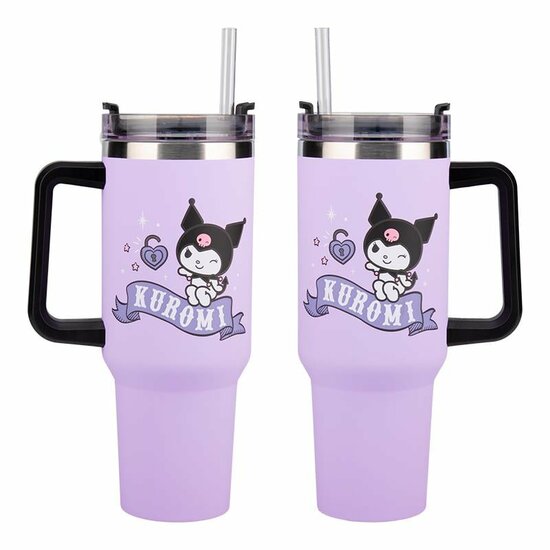 KUROMI - Travel Mug XL 900ml with straw