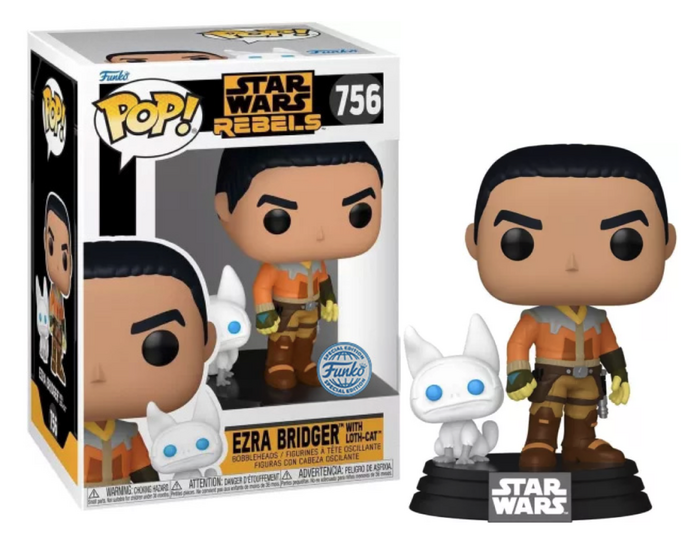 STAR WARS REBELS - POP &amp; Buddy N? 756 - Ezra with Loth-cat