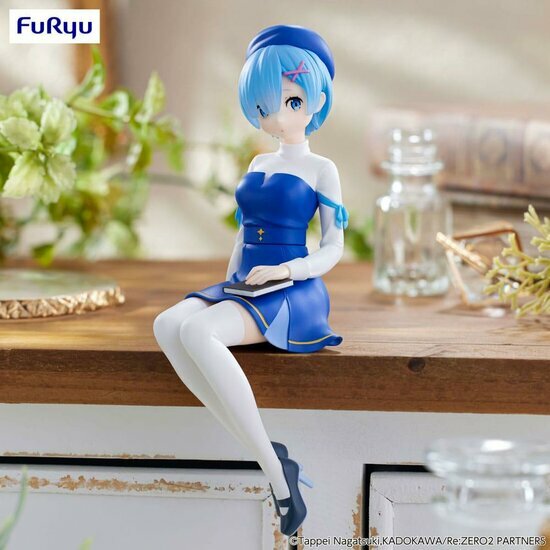 RE ZERO - Rem &quot;Book Girl&quot; - Statue Noodle Stopper 15cm