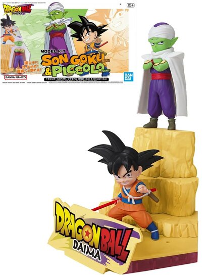 DRAGON BALL DAIMA - Son Goku (Mini) &amp; Piccolo (Mini)  - Model Kit