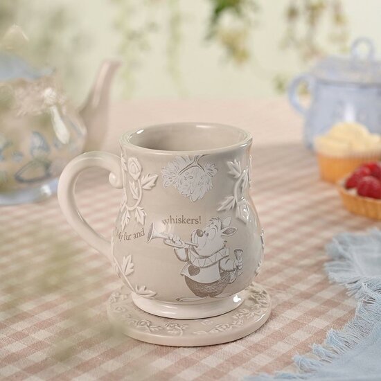 ALICE IN WONDERLAND - White Rabbit - Embossed Mug 350ml