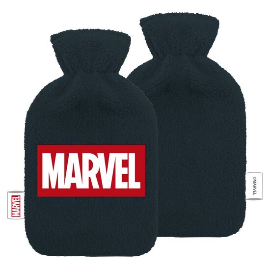 MARVEL - Logo - Plush &amp; Embrosed Hot-Water Botlle