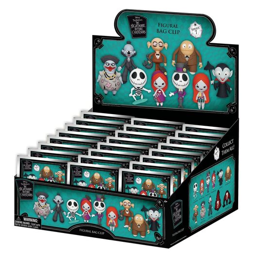 DISNEY - NBC Series 7 - 3D Foam Bag Clip (Display 24 Pcs)