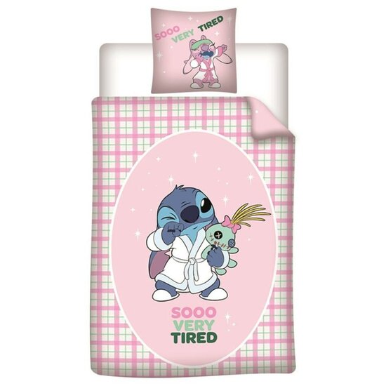 LILO &amp; STITCH - Sooo Very Tired - Duvet Cover 140x200cm + 65x65cm