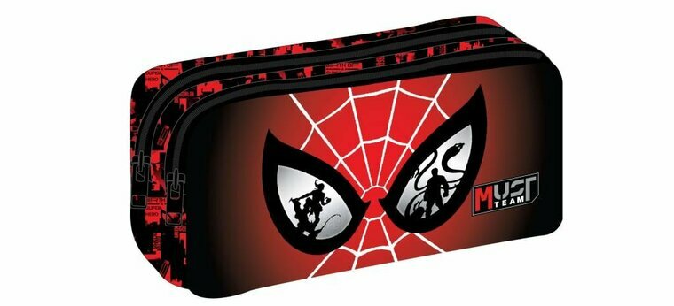 SPIDER-MAN - Pencil Case with 2 comparments
