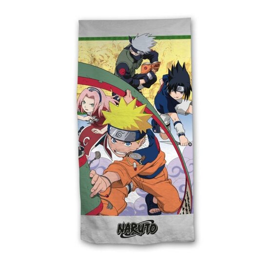 NARUTO - Naruto, Sasuke, Sakura &amp; Kakashi - Beach Towel 90x170cm