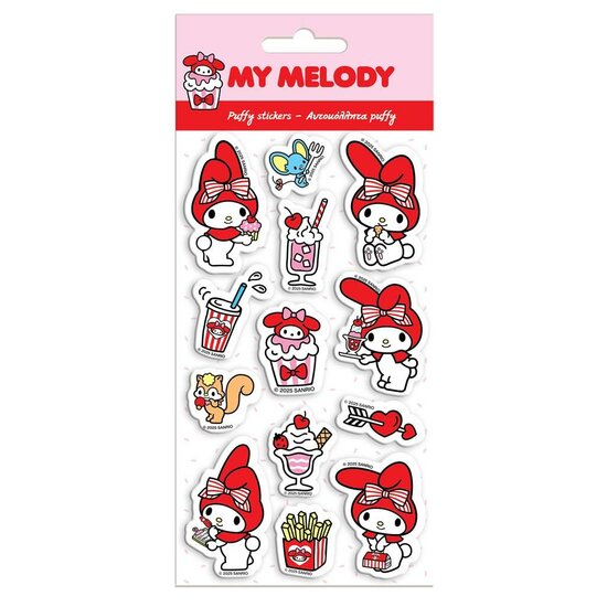 MY MELODY - Puffy Stickers