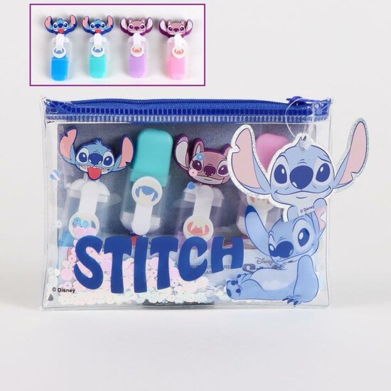 STITCH &amp; ANGEL - Pack of 4 mini Highlighters &quot;head&quot;