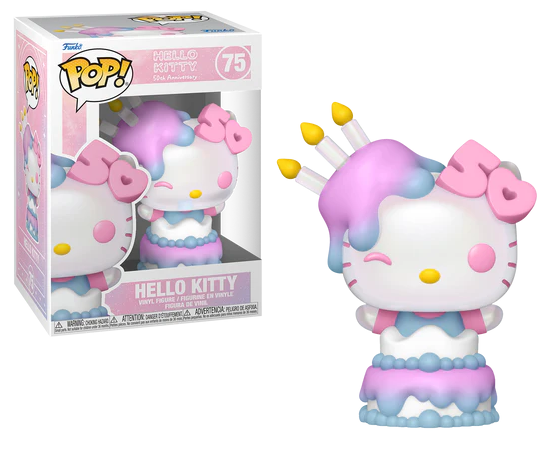HELLO KITTY 50TH Anniv. - POP Sanrio N? 75 - Hello Kitty in Cake
