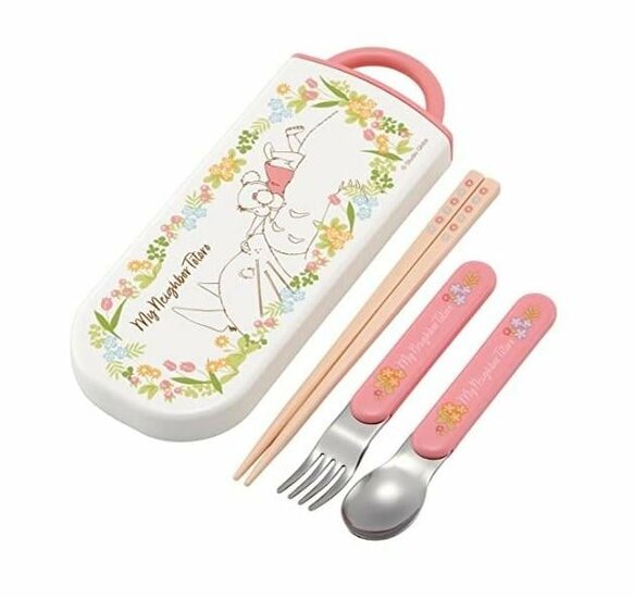 MY NEIGHBOR TOTORO - Mei &amp; Totoro- Chopstick spoon and fork set