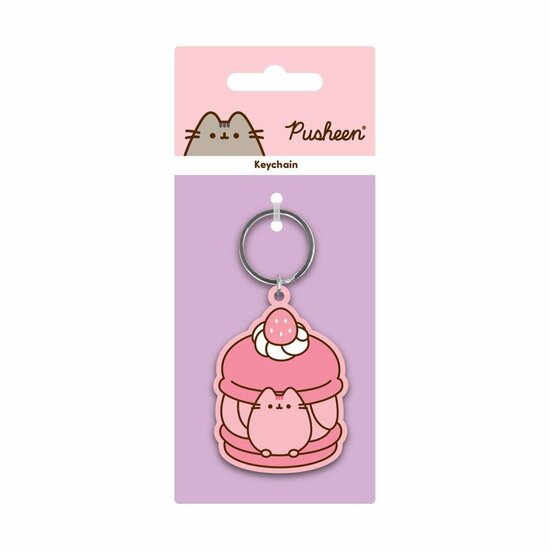 PUSHEEN - Macarons - PVC Keychain