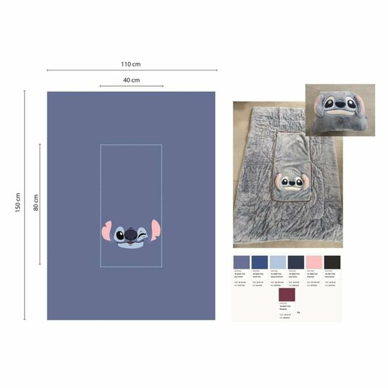 LILO &amp; STITCH - Stitch - Cushion Blanket