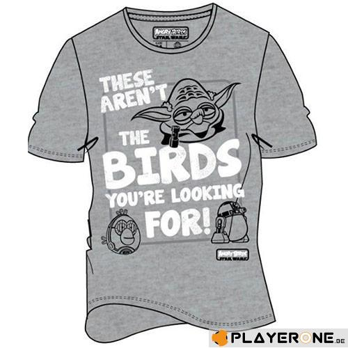 ANGRY BIRDS - T-Shirt Star Wars These Aren&#039;t The Birds (S)