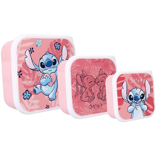 STITCH - Bon App?tit! - Snack Boxes - 3 pcs