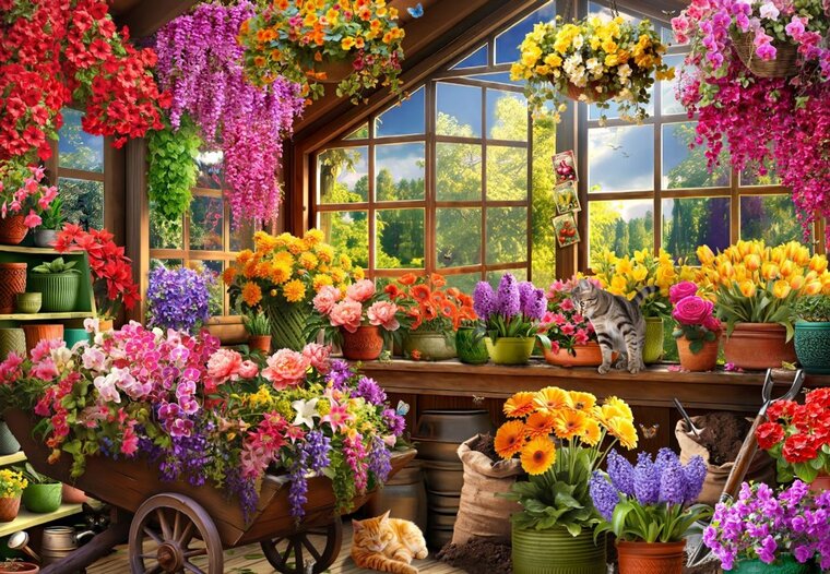 Potting Shed -Legpuzzel - 1000 stukjes