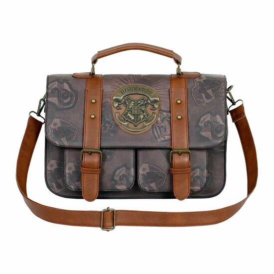 HARRY POTTER - Hogwarts Houses - Large Satchel Bag