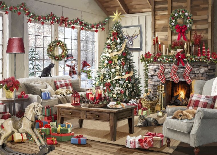 Cozy Christmas - Legpuzzel 500 stukjes
