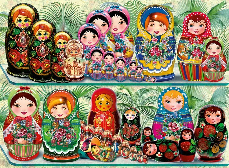 Matryoshka Dolls - Legpuzzel - 6000 Stukjes