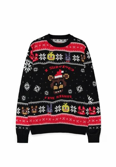 FIVE NIGHTS AT FREEDY&#039;S - Happy Holidays - Christmas Jumper (S)