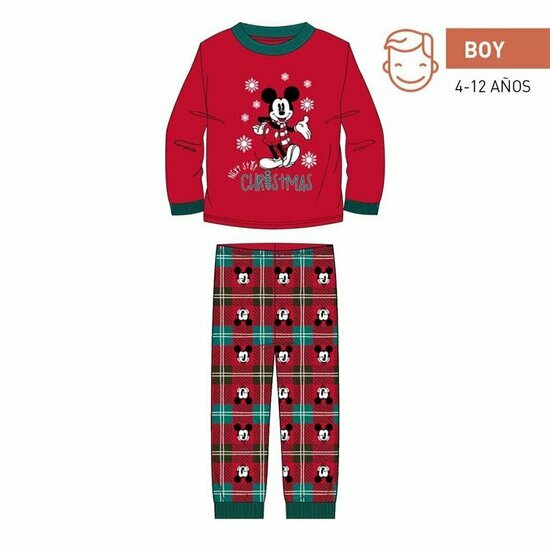 DISNEY - Mickey - Boy Jersey Long Pyjama - (12yo)