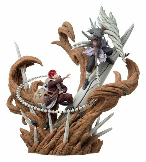 NARUTO SHIPPUDEN - Gaara VS Kimimaro - Statue Elite Dynamic 61cm