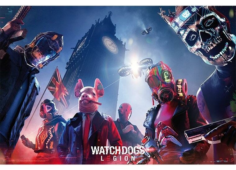 WATCH DOGS LEGION - Keyart Legion - Poster &#039;91x61&#039;