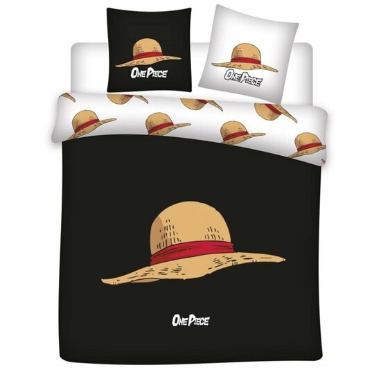 ONE PIECE - Duvet Cover 240x220cm + 2x65x65cm - Straw Hat
