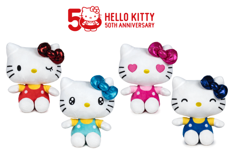 HELLO KITTY - Assortment of 12 Plushs - 4 Models - 16cm