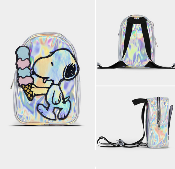 SNOOPY - Mini Backpack &#039;Shiny&#039; - 23x 16,5x 9,5cm
