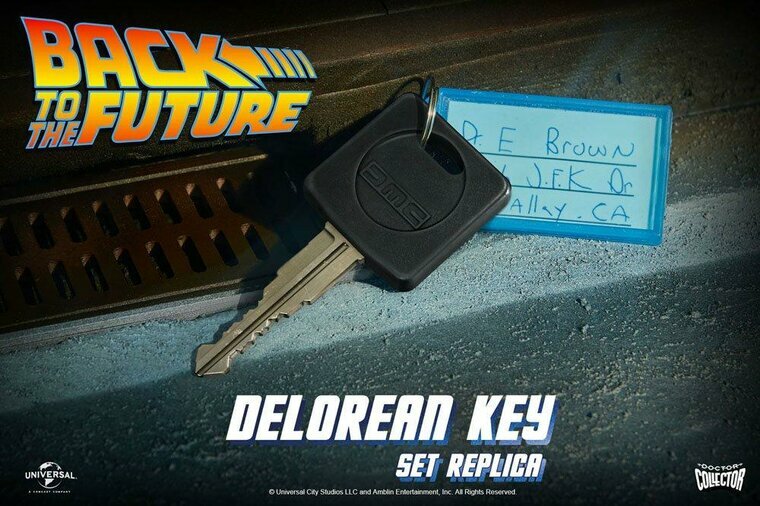 BACK TO THE FUTURE - Replica of the DeLorean&#039;s Car Key
