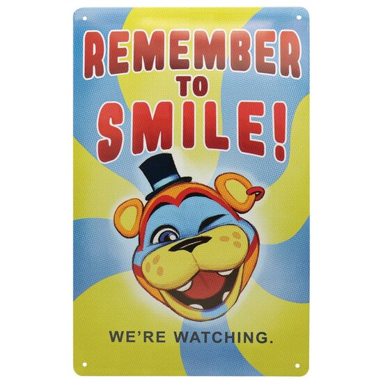 FIVE NIGHTS AT FREDDY&#039;S - Fazbear - Tin Sign &#039;30x20cm&#039;