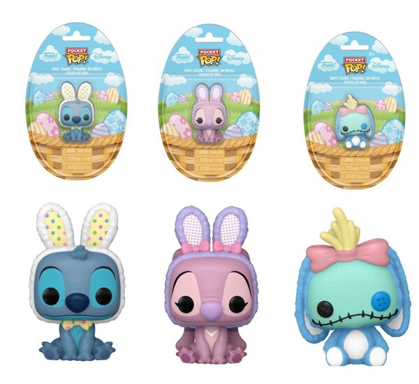 ASST POCKET POP Singles: Easter - Lilo &amp; Stitch 16pcPDQ